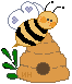 bee and hive