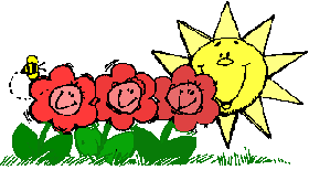 flowers and sun